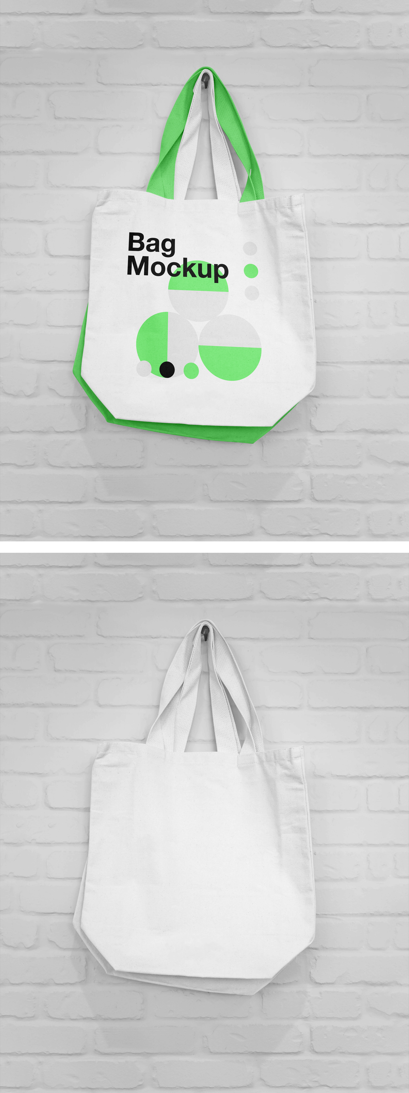 Hanging Canvas Bag Mockup