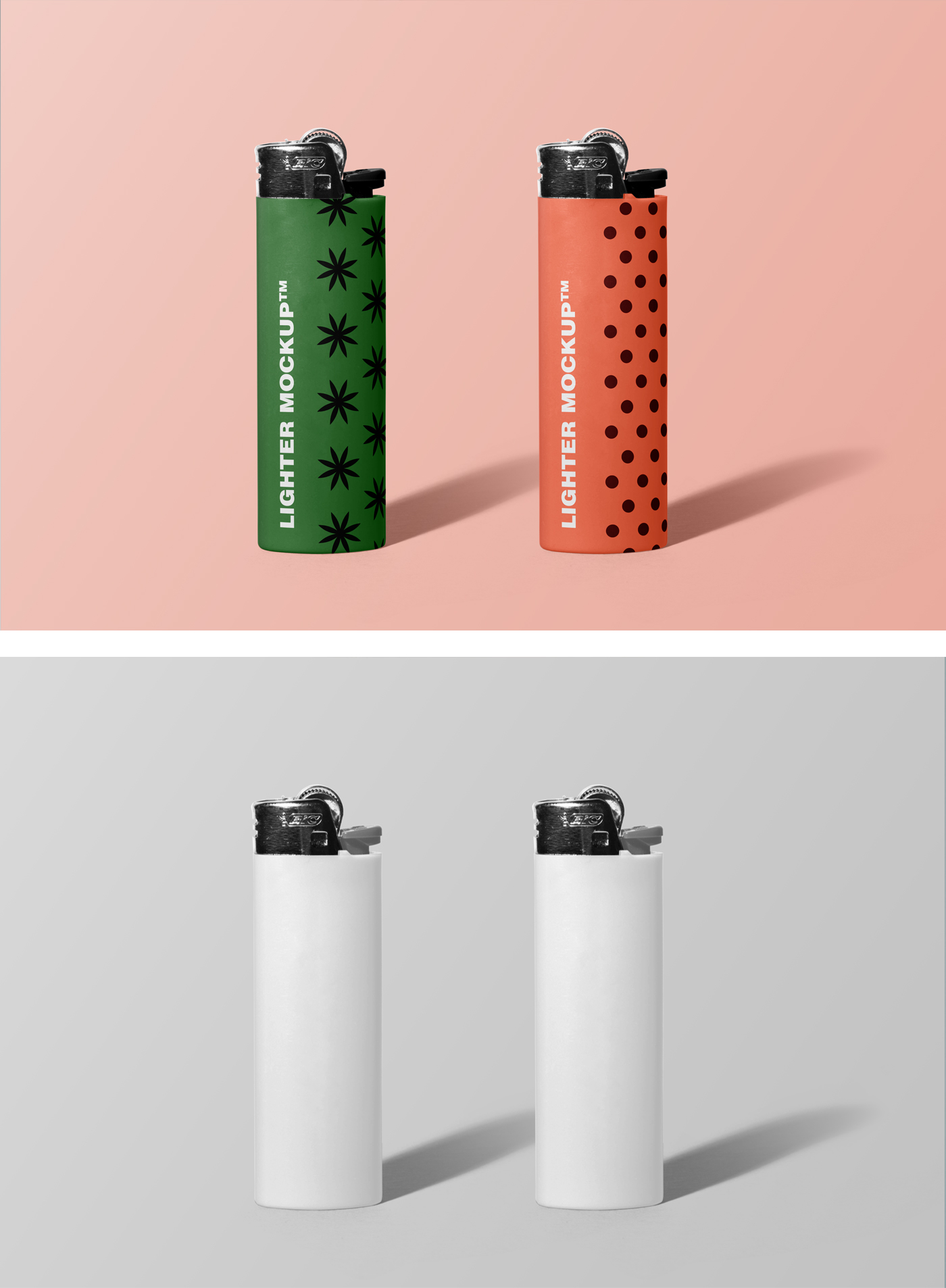 Lighter Mr.Mockup | Graphic Design Freebies