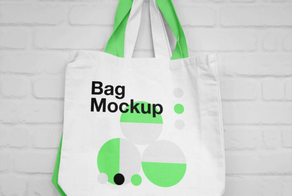 Hanging Canvas Bag Mockup