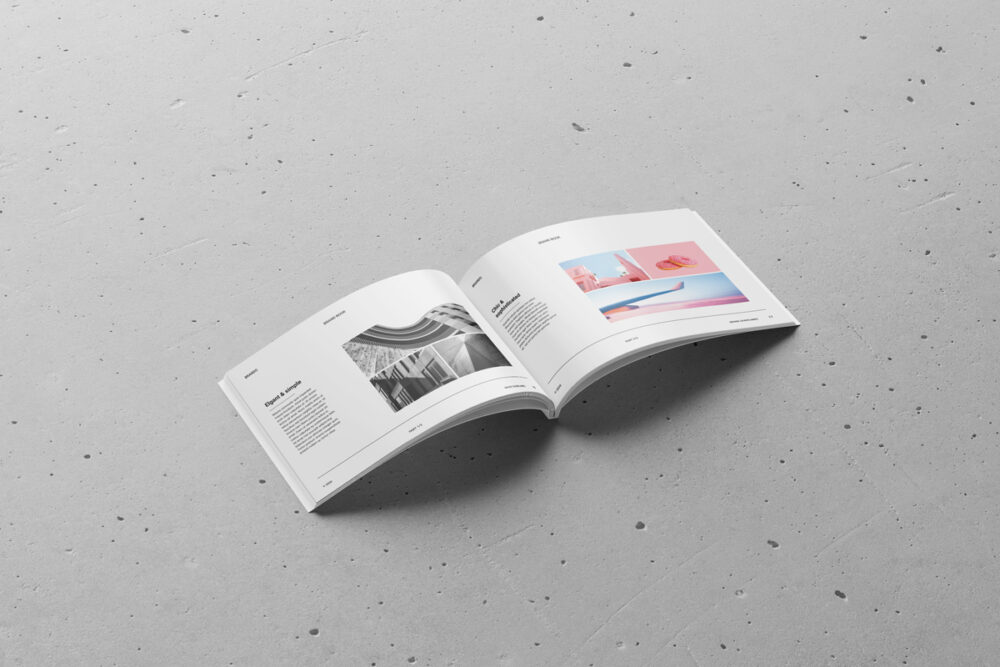 Landscape Open Magazine Mockup 06 MAGM