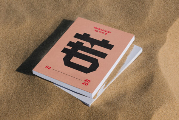 Thick Magazine Mockup