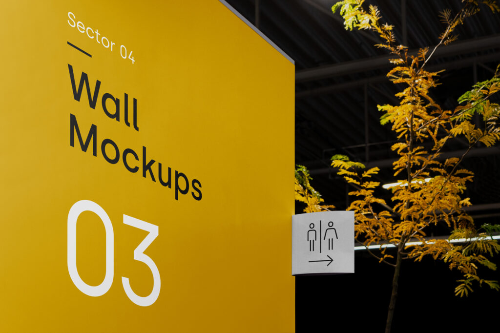 Wayfinding PSD Mockup