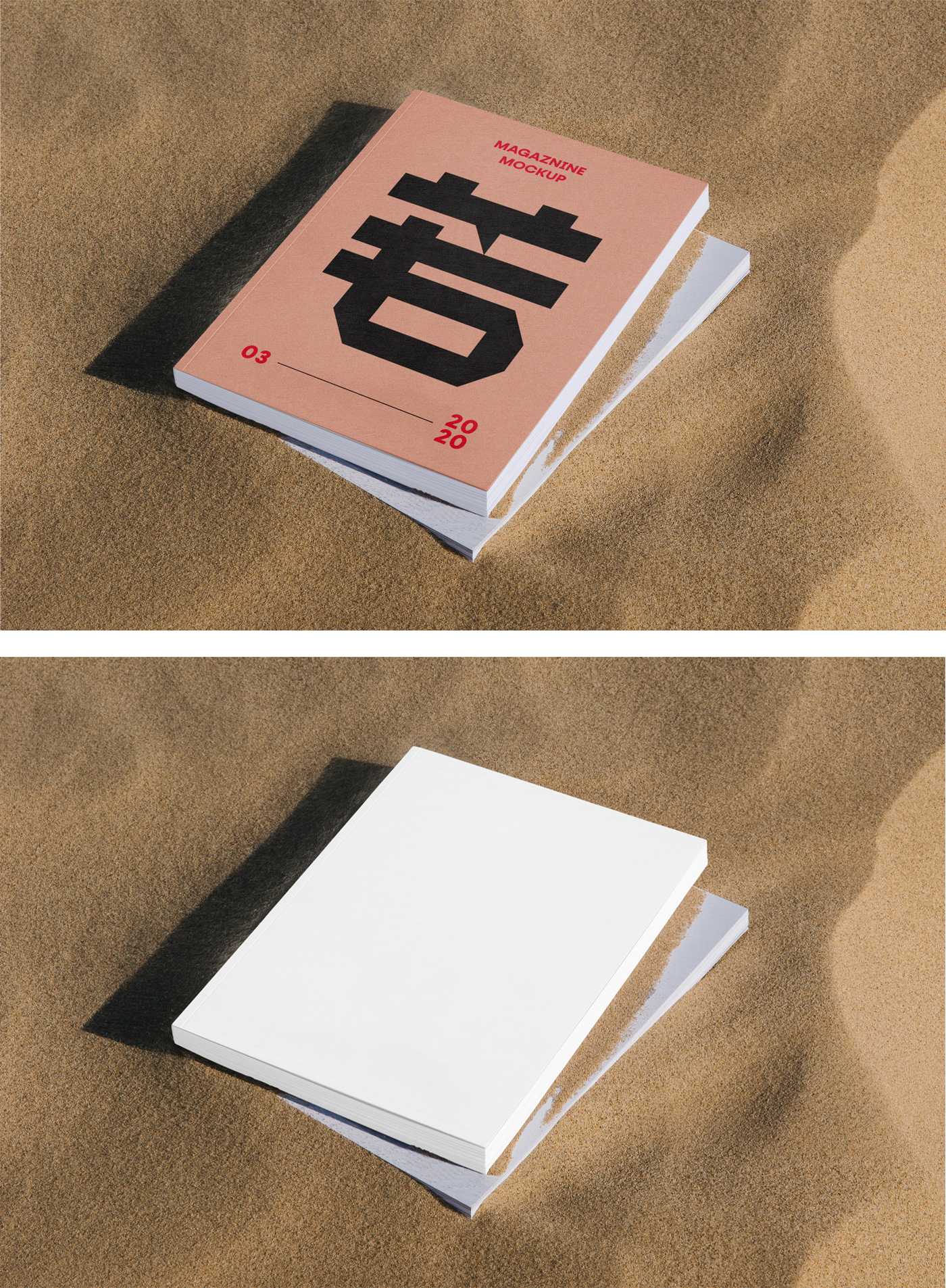Thick Magazine Mockup