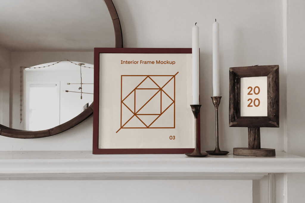 Interior Frame PSD Mockup
