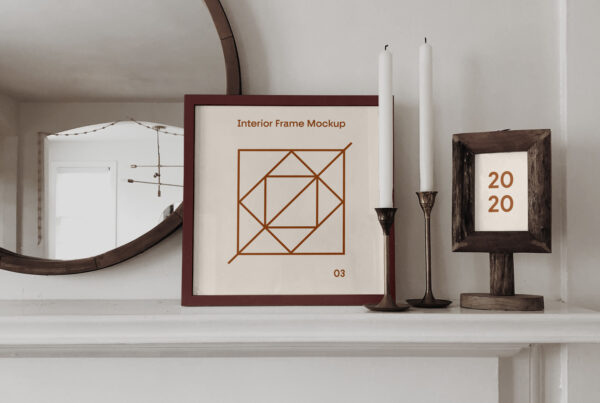 Interior Frame PSD Mockup