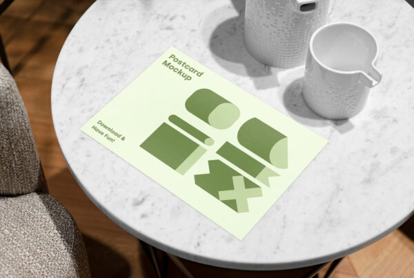 Postcard PSD Mockup