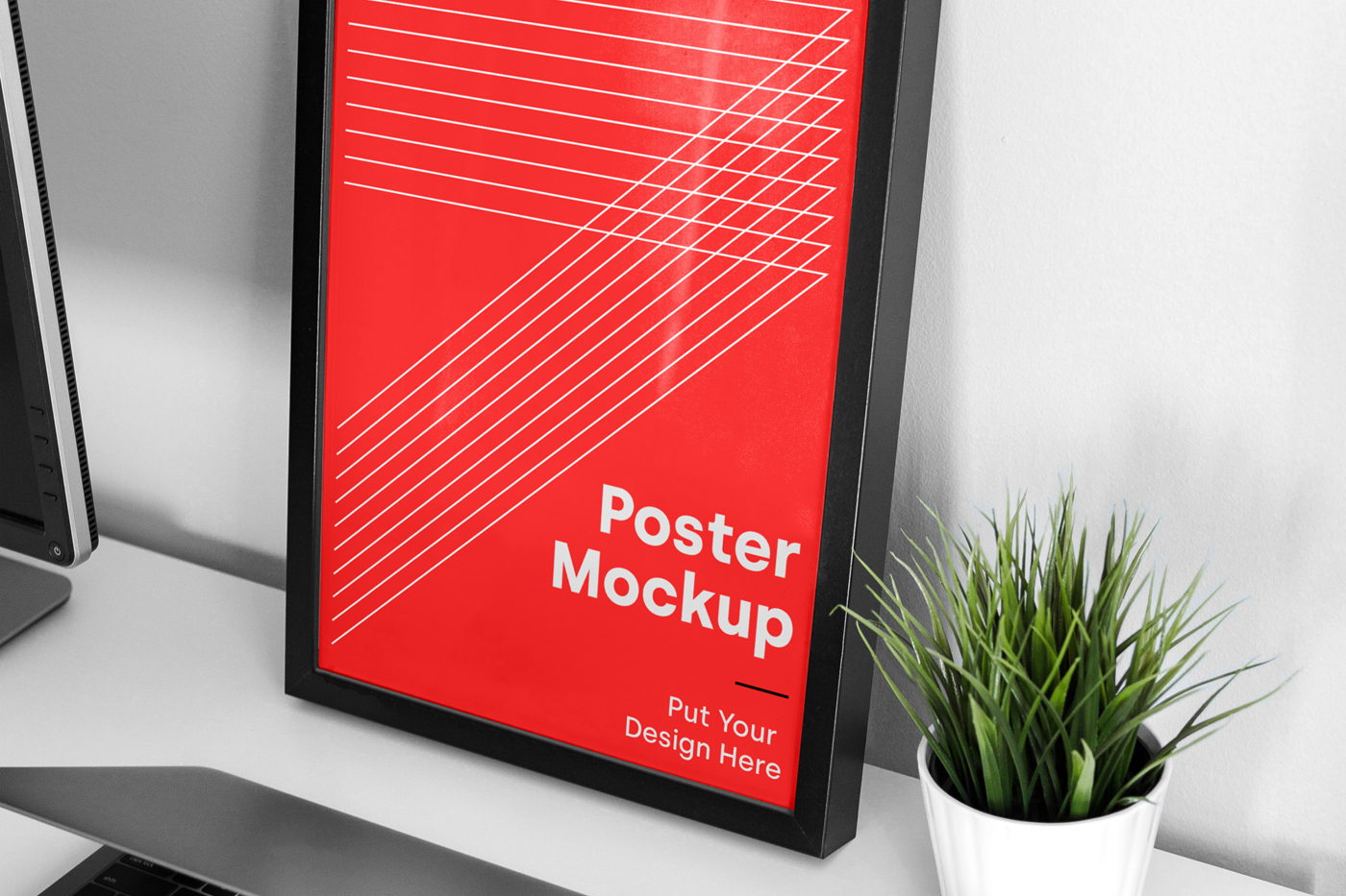 Download Big Frame Poster Mockup — Mr.Mockup | Graphic Design Freebies