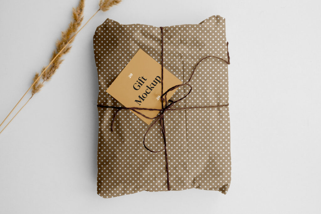 Gift PSD Mockup