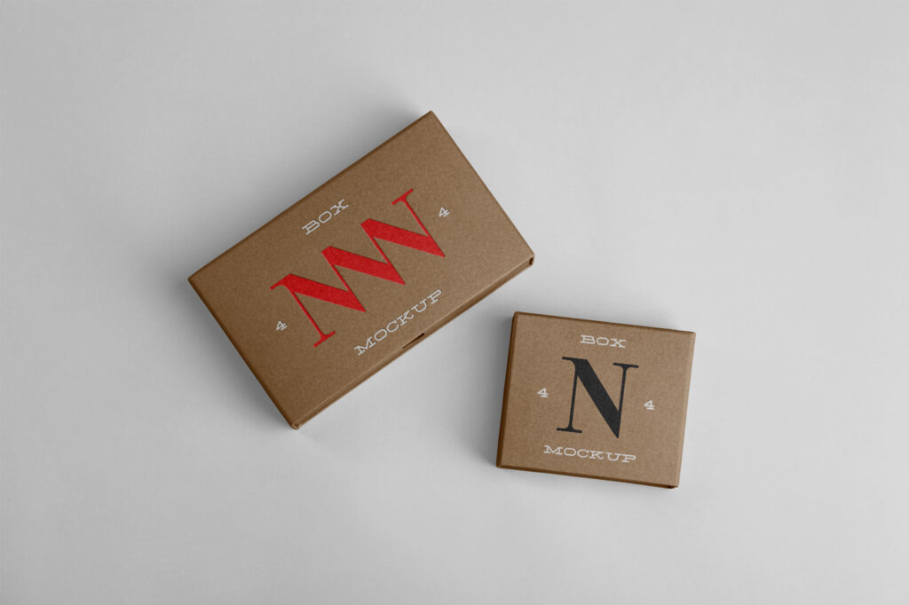 Paper Box Mockups