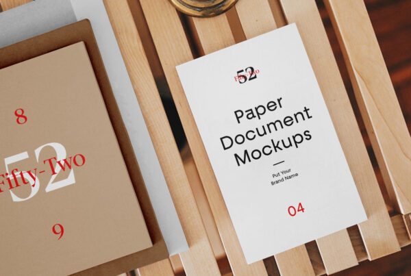 Paper Document Mockups