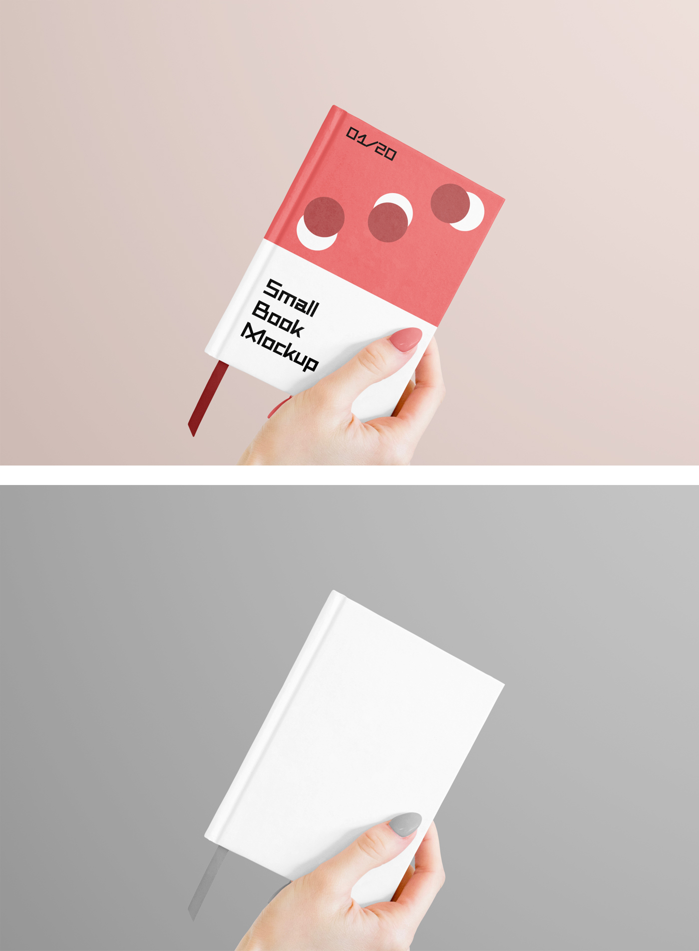 Small Book Mockup