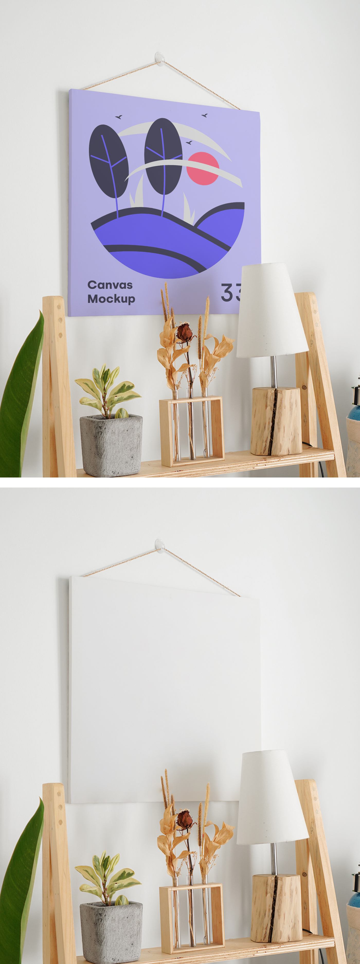 Canvas PSD Mockup