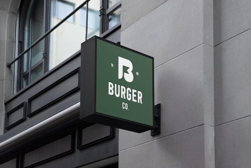 Square Sign Mockup 03 SGM