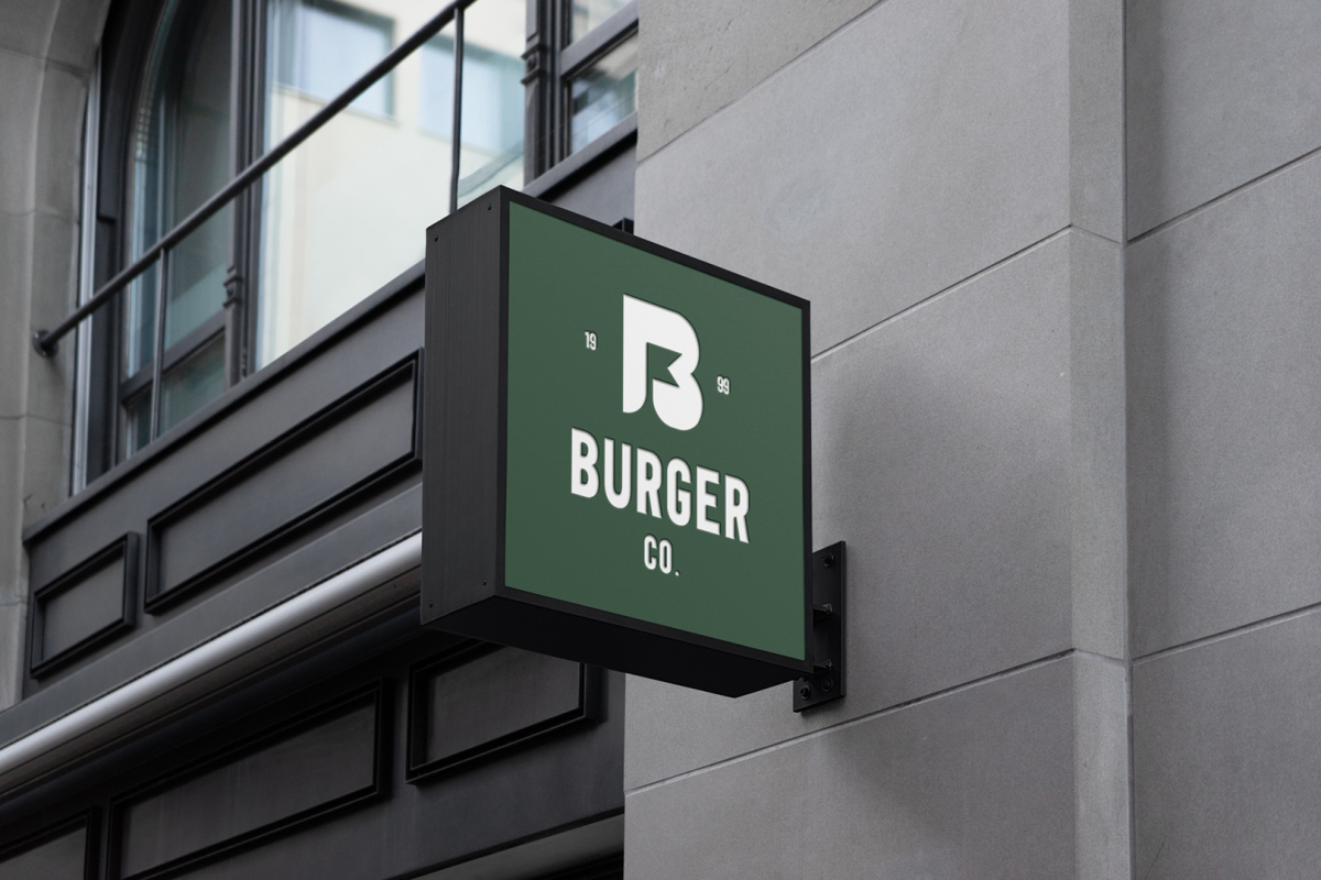 Square Sign Mockup 03 SGM