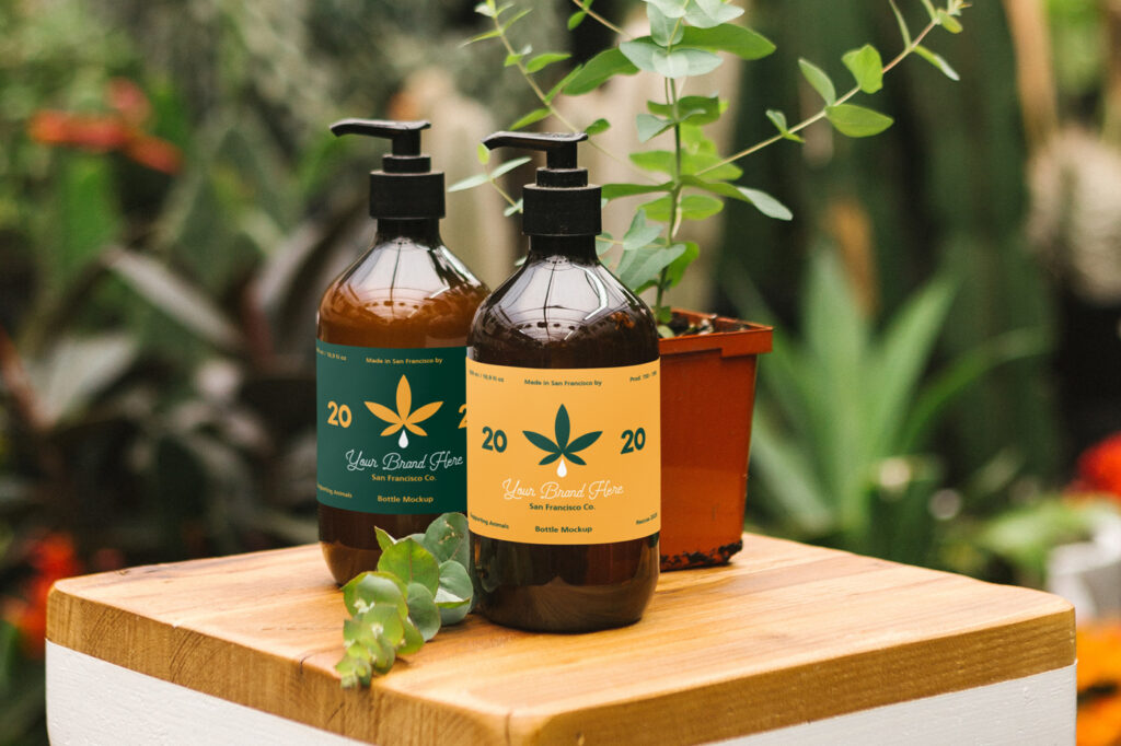 Dispenser Bottle PSD Mockup