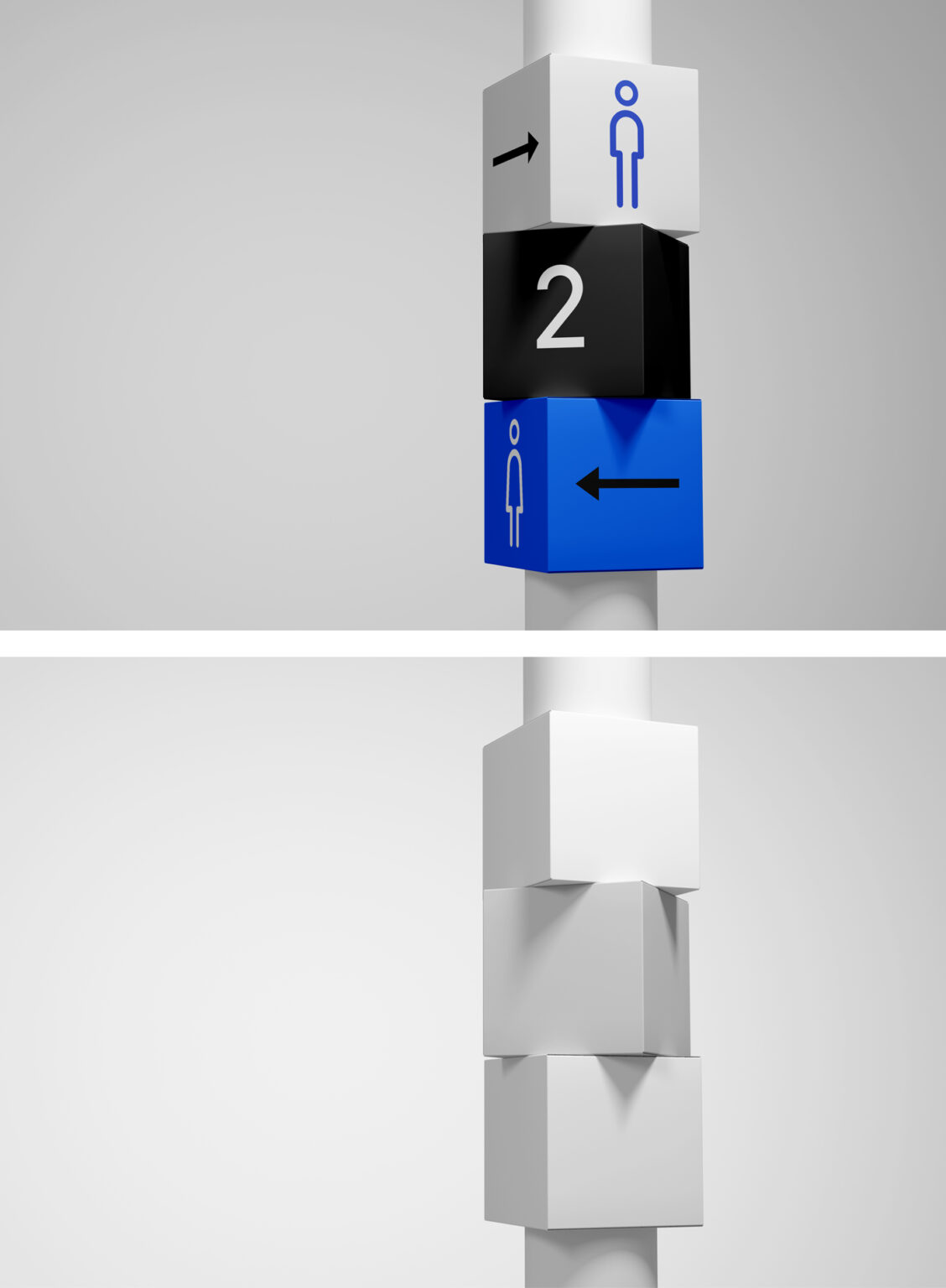 6608+ Wayfinding Mockup Psd