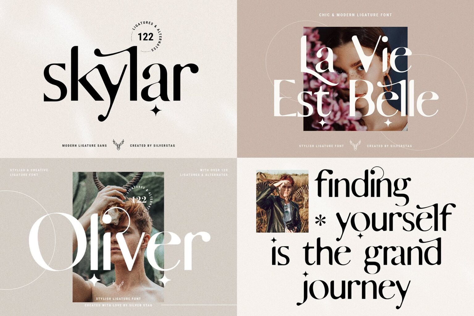 Chic & Modern Font Bundle — PSD Mockups & Freebies | Mr.Mockup