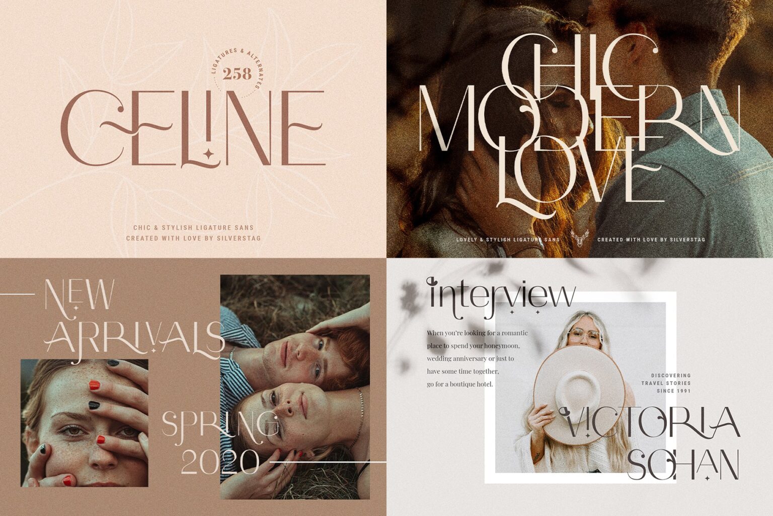 Chic & Modern Font Bundle — PSD Mockups & Freebies | Mr.Mockup