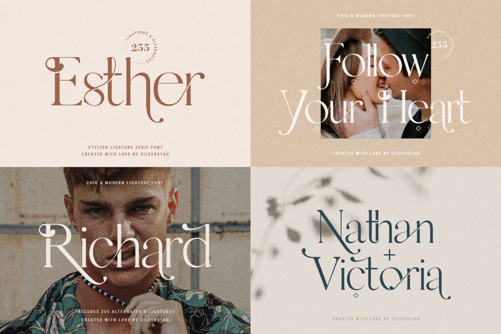 Chic & Modern Font Bundle — PSD Mockups & Freebies | Mr.Mockup