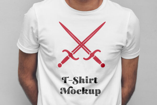 Man with T-Shirt Mockup