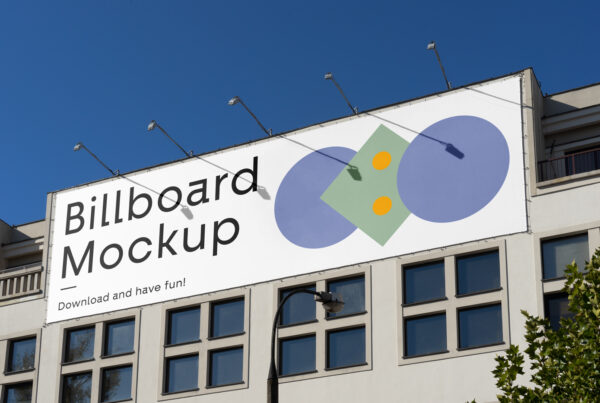 Billboard one the Building Mockup