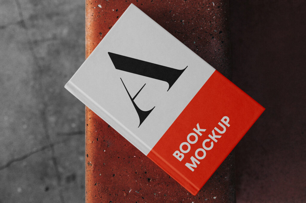 Front Cover Book PSD Mockup