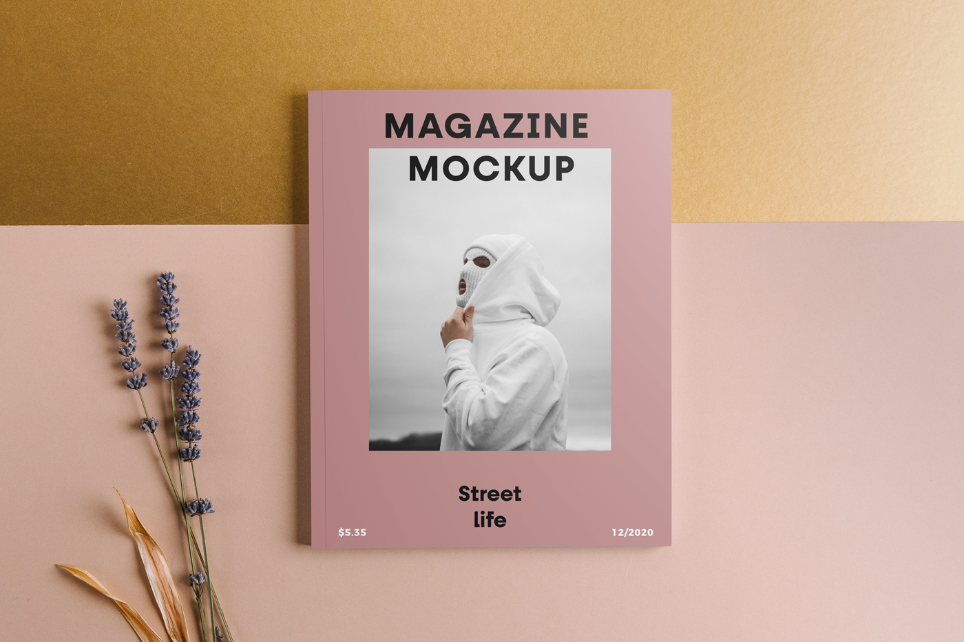 Download Magazine Front Cover Mockup — Mr.Mockup | Graphic Design Freebies