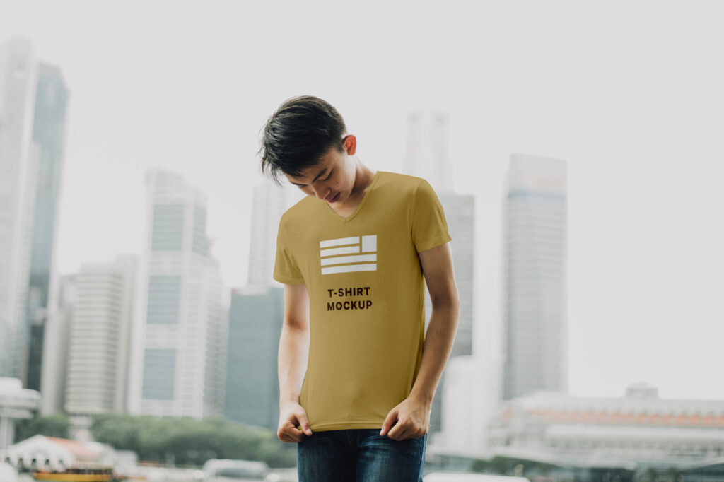 Men's T-Shirt Mockup