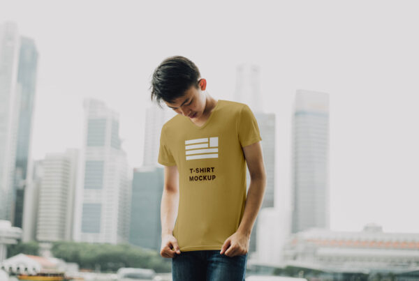 Men's T-Shirt Mockup