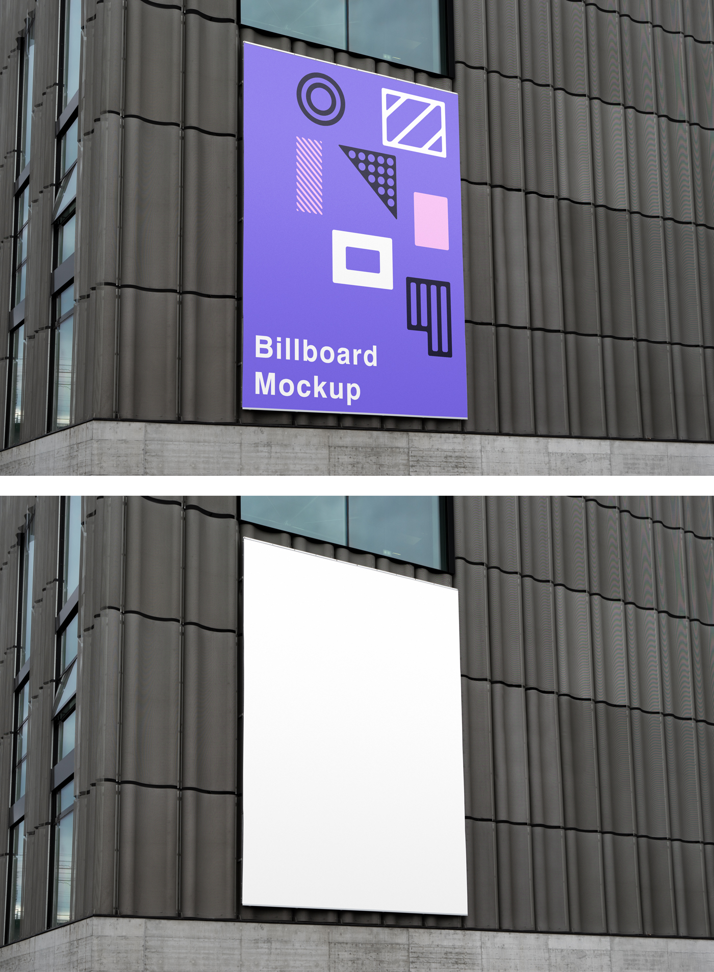 Billboard on Wall Mockup