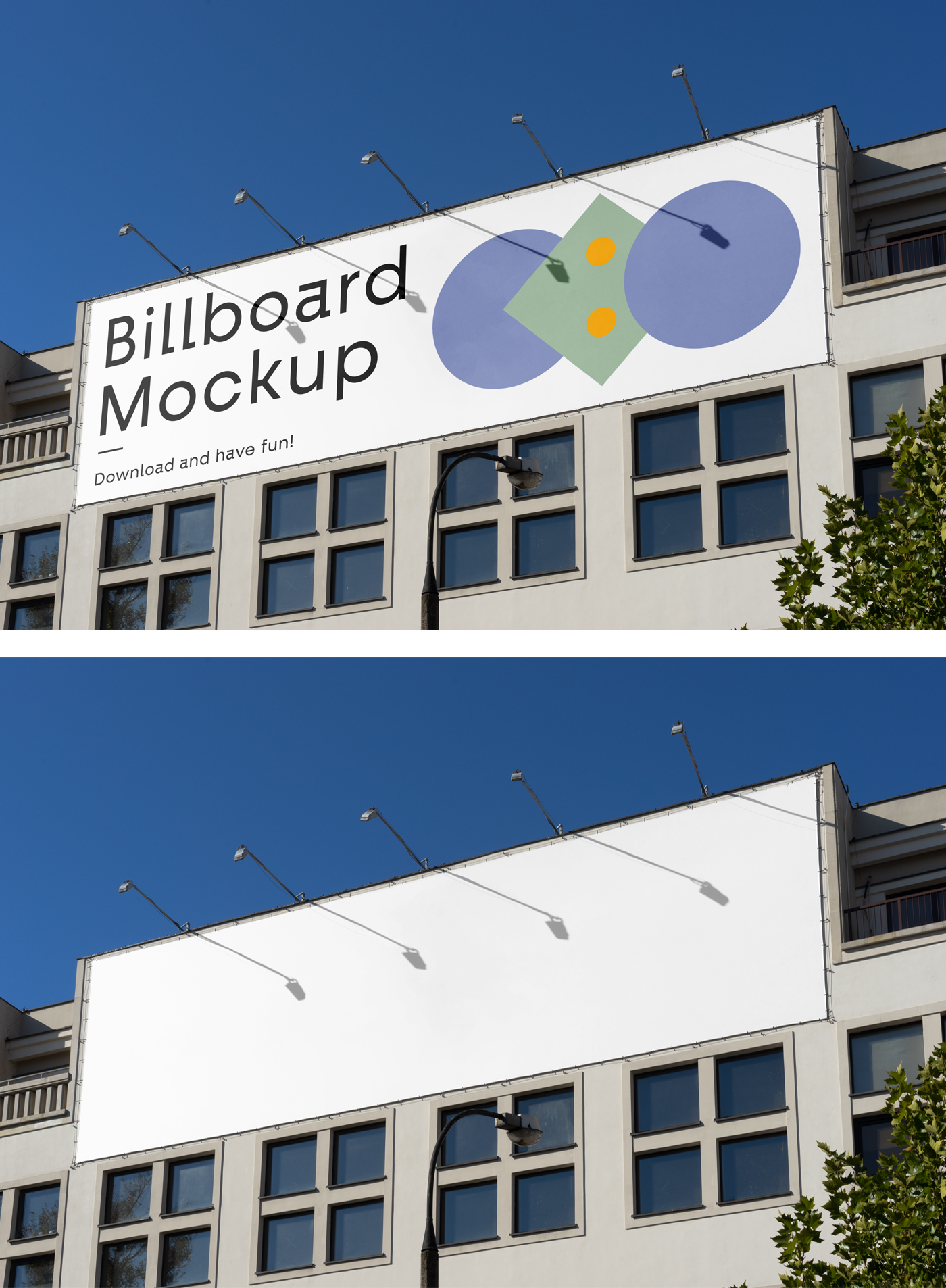 Billboard one the Building Mockup