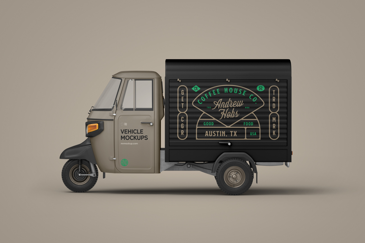 Vintage Truck Mockup 02 VEM