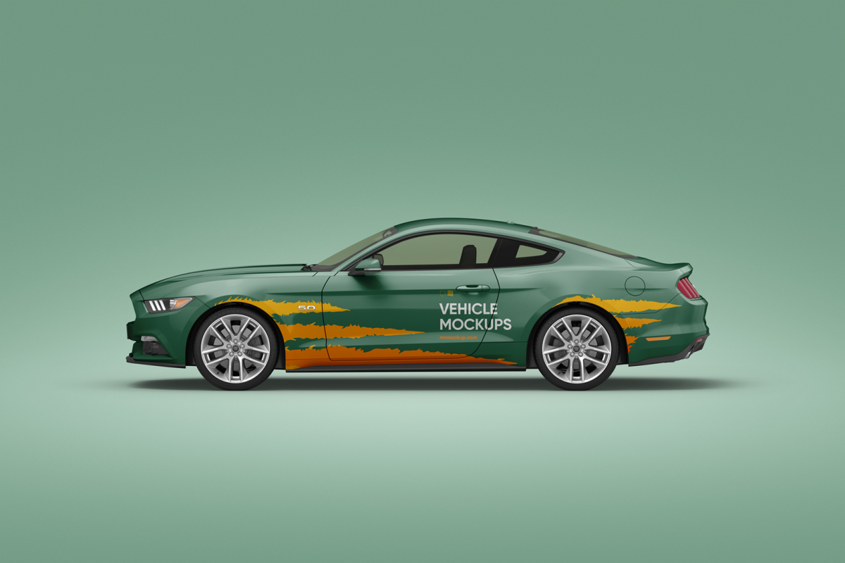 Mustang Car Mockup VEM