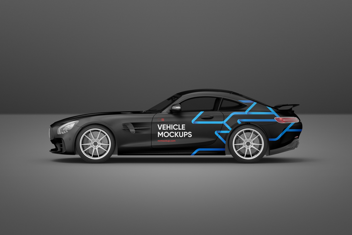 Mercedes Car Mockup VEM