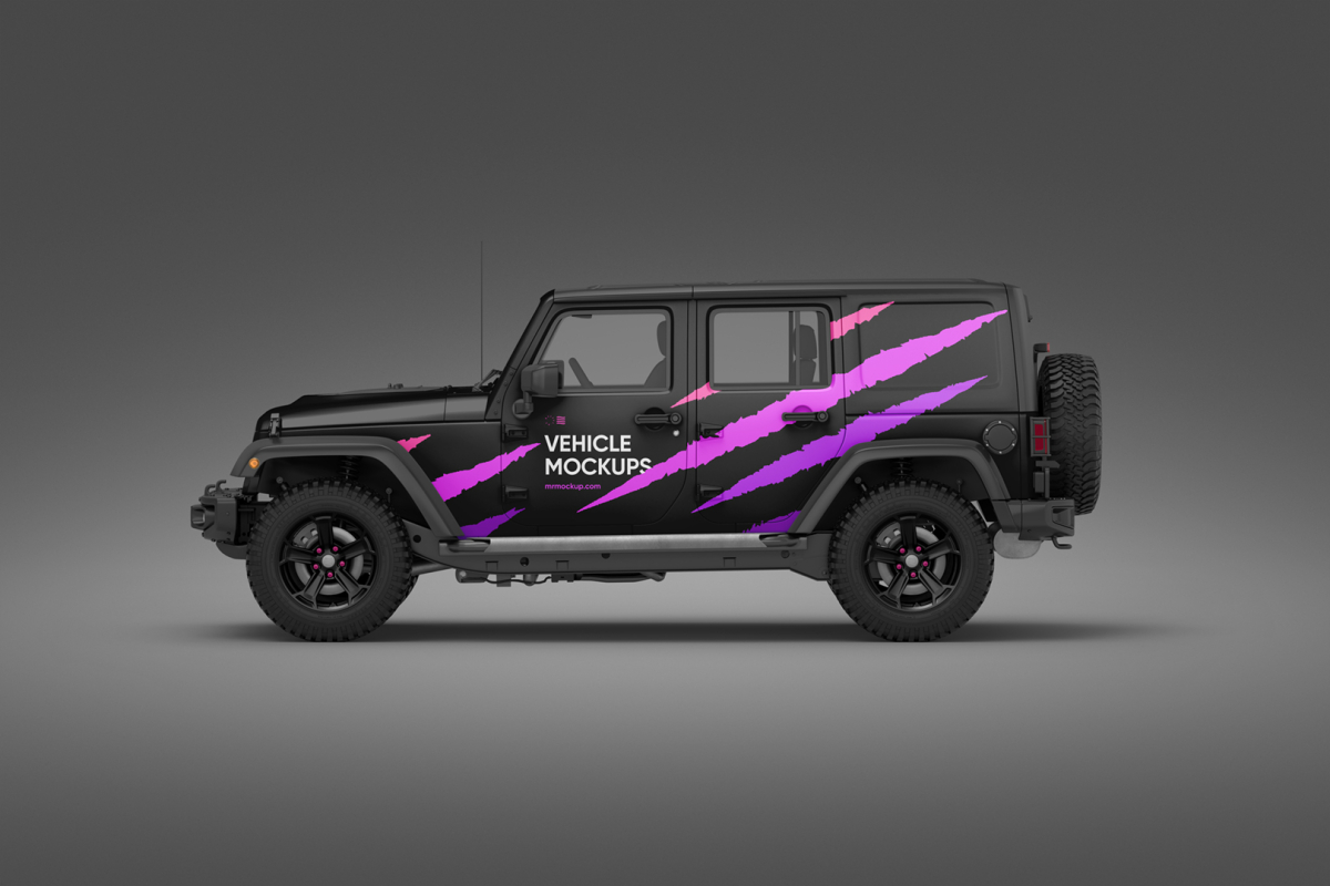 Jeep Car Mockup VEM