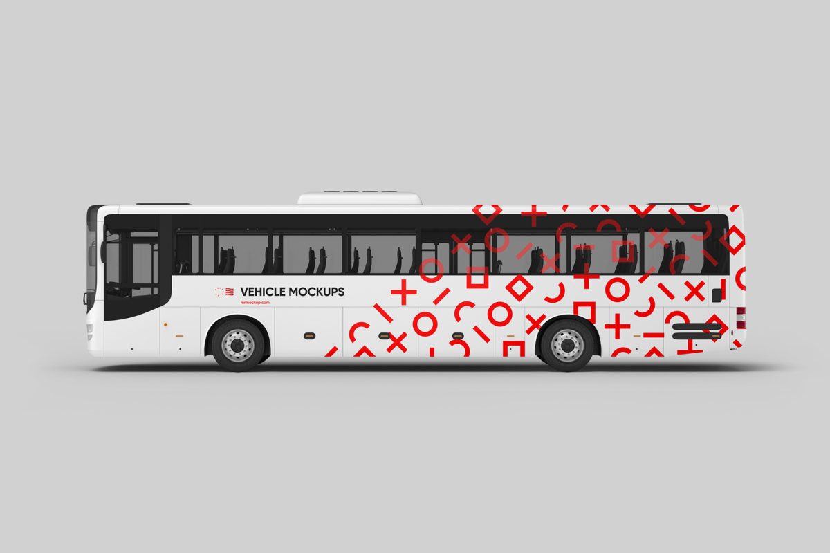 City Bus Mockup 01 VEM