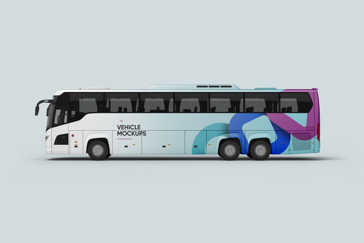 City Bus Mockup 02 VEM