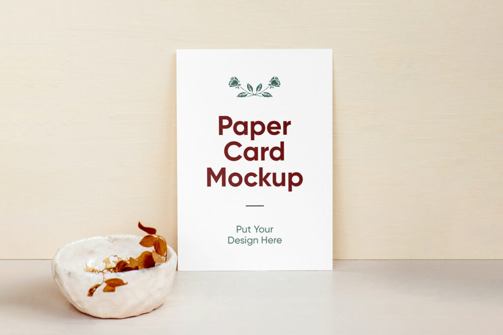 A4 Paper PSD Mockup