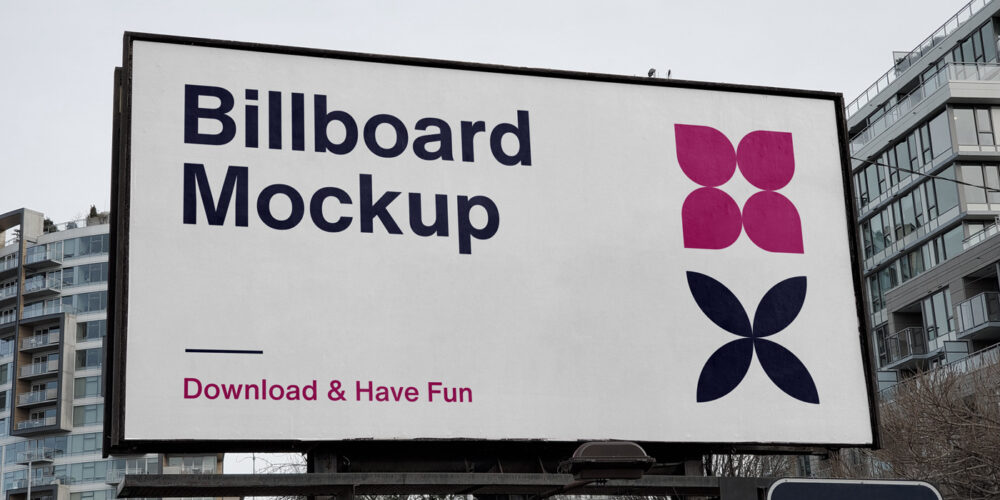 City Billboard PSD Mockup