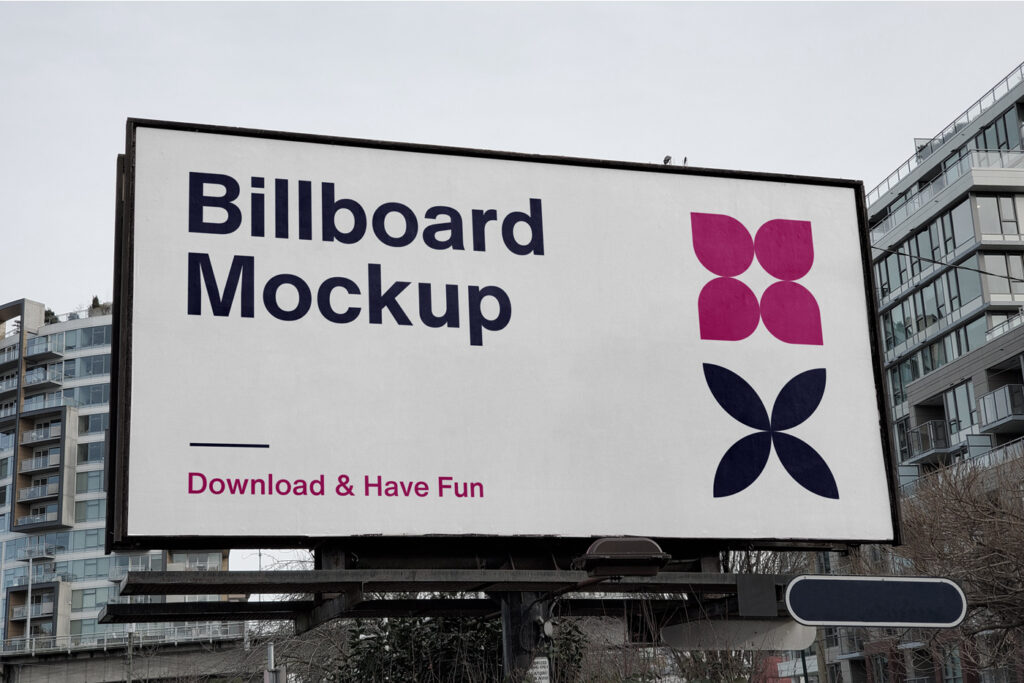 City Billboard PSD Mockup
