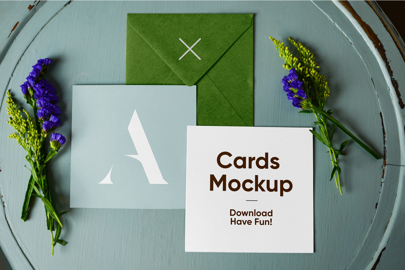 Card Envelope Mockup.