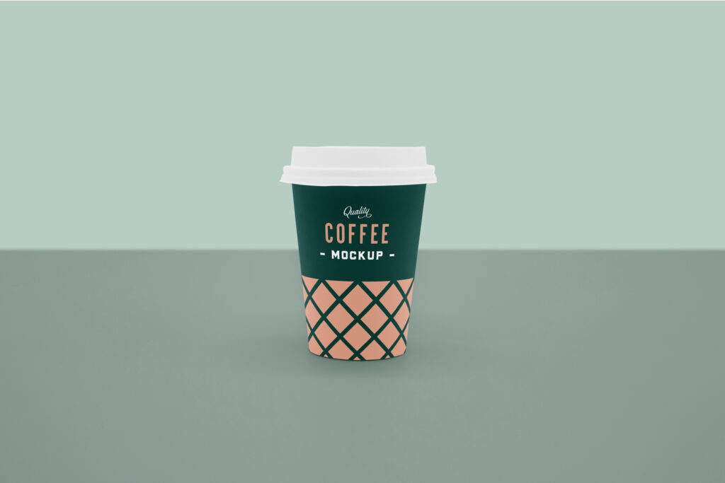 Front Coffee Cup Mockup