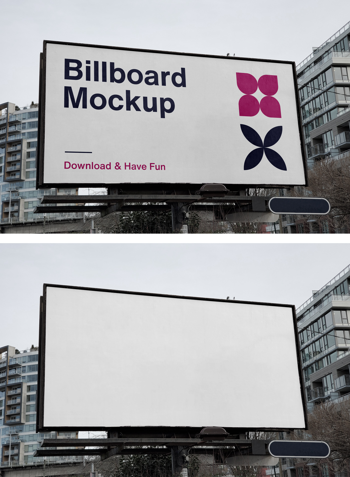 City Billboard PSD Mockup
