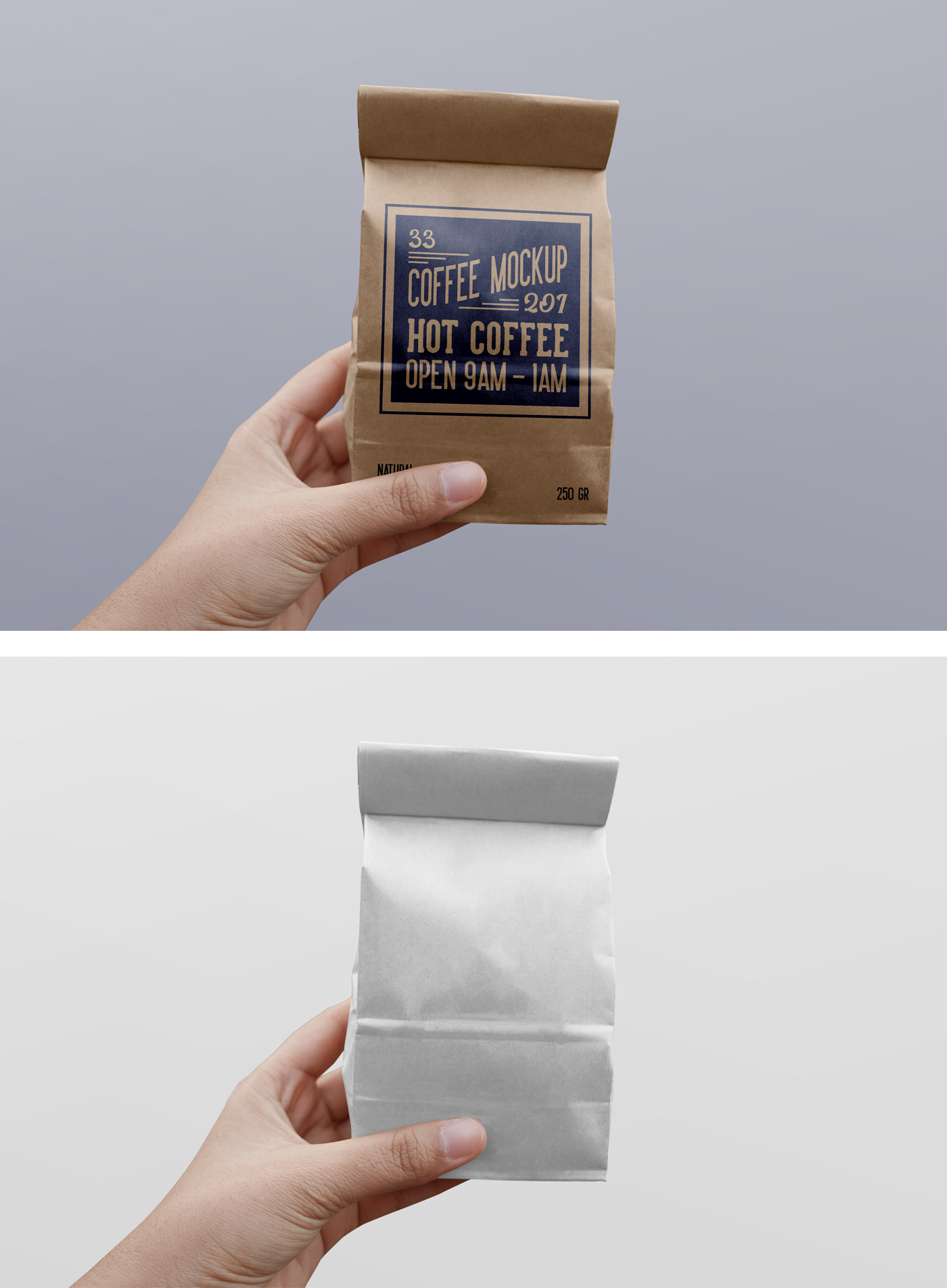 Download Paper Coffee Bag Psd Mockup Mr Mockup Graphic Design Freebies