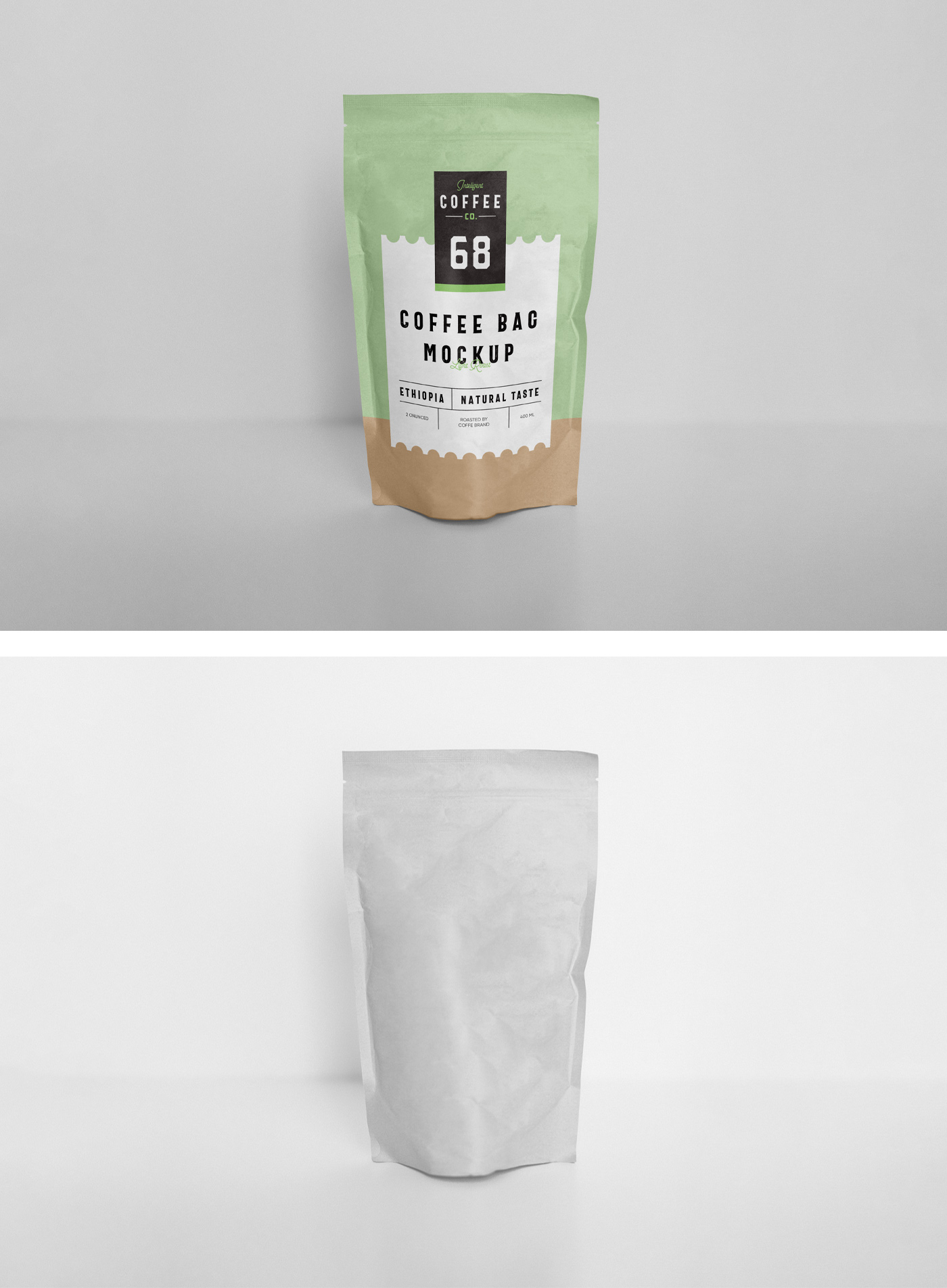 Vertical Bag Mockup