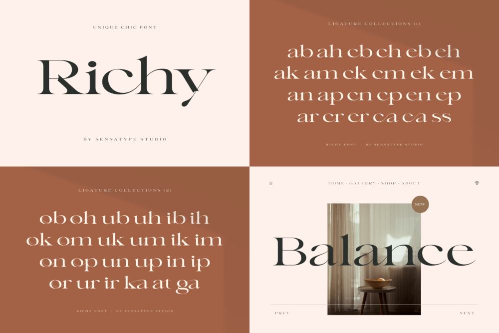 Unique & Classy Font Bundle — PSD Mockups & Freebies | Mr.Mockup