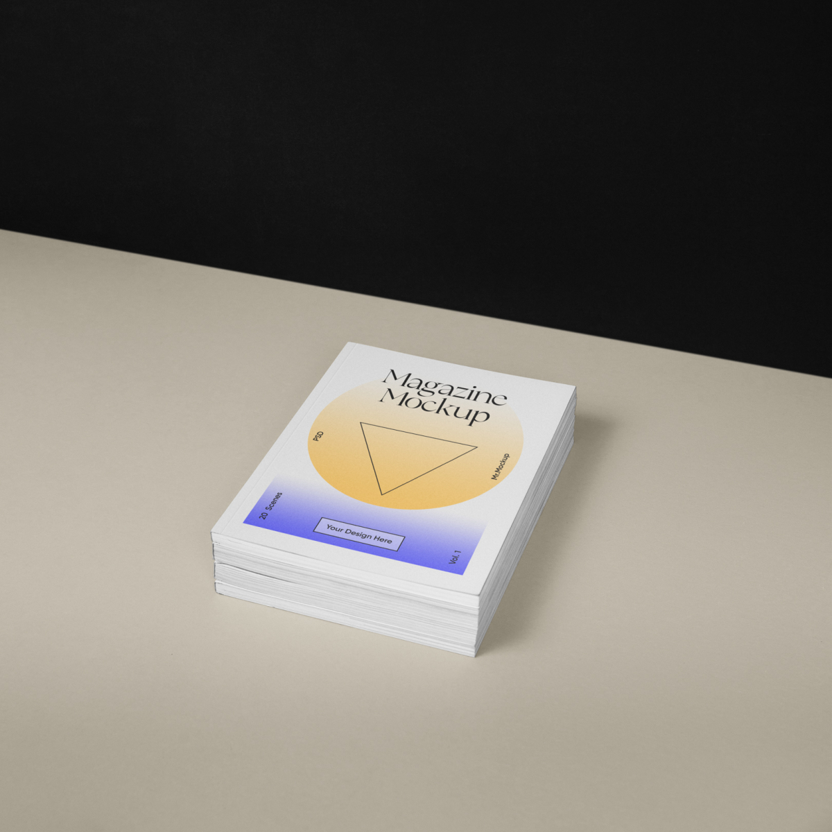 Four Magazine Mockups 06 MMV1
