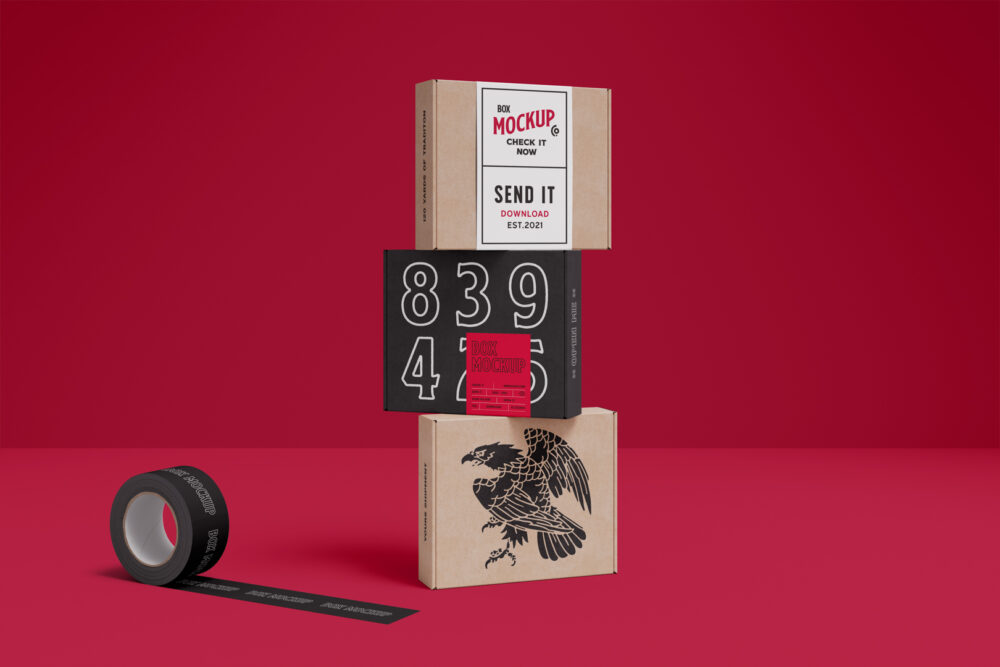 Box Mockups Secenes 03 BXM