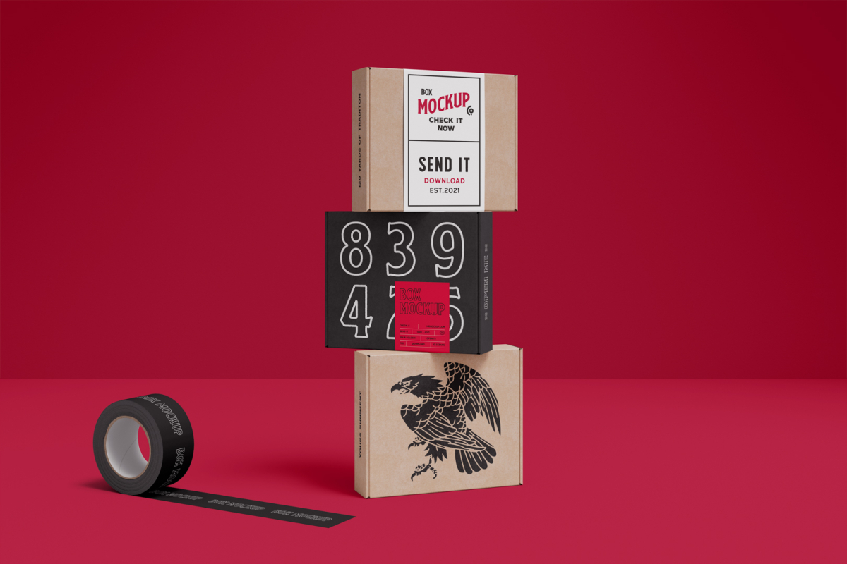 Box Mockups Secenes 03 BXM