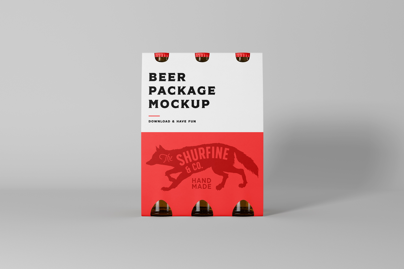 Download Beer Package Mockup Mr Mockup Graphic Design Freebies